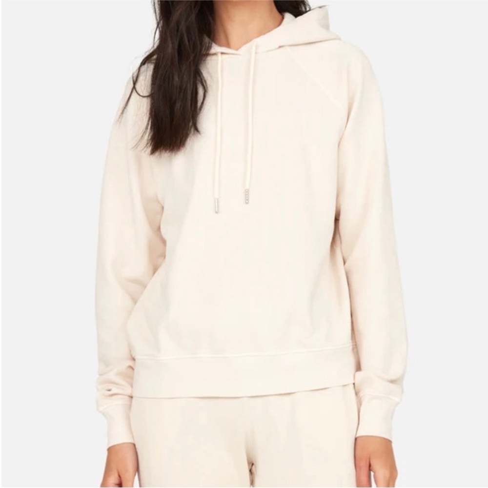 MATE the label cream terry hoodie
